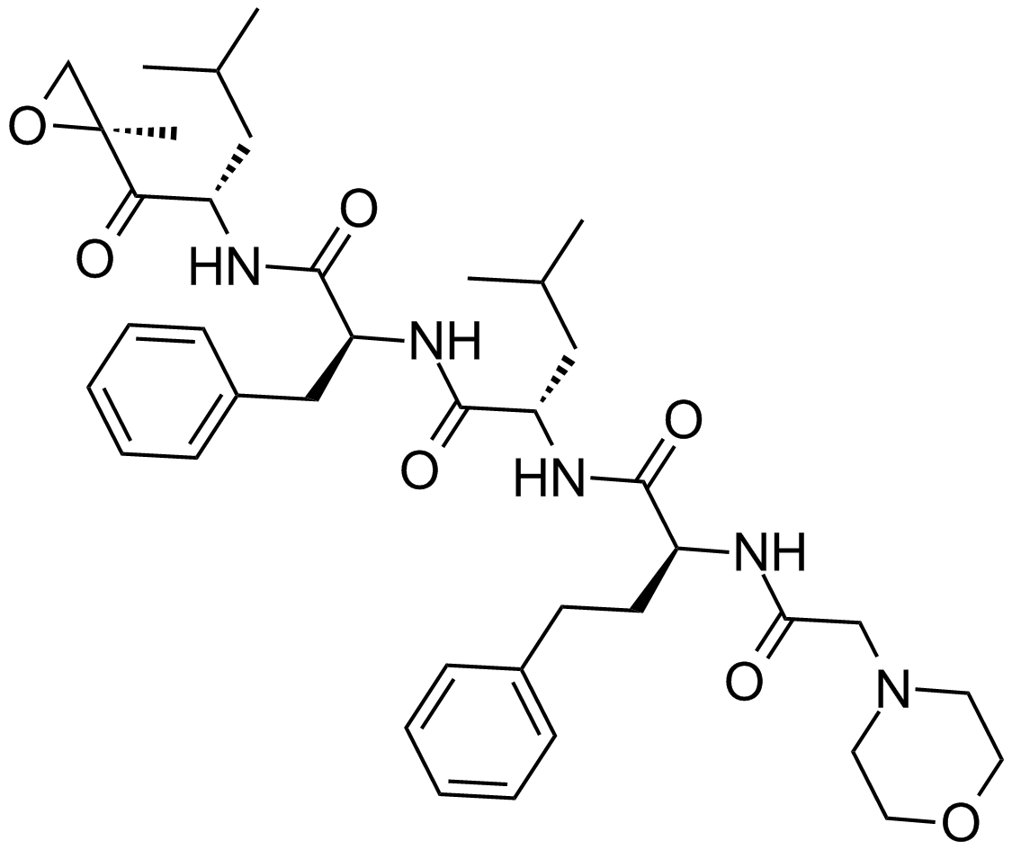 Carfilzomib (PR-171) التركيب الكيميائي