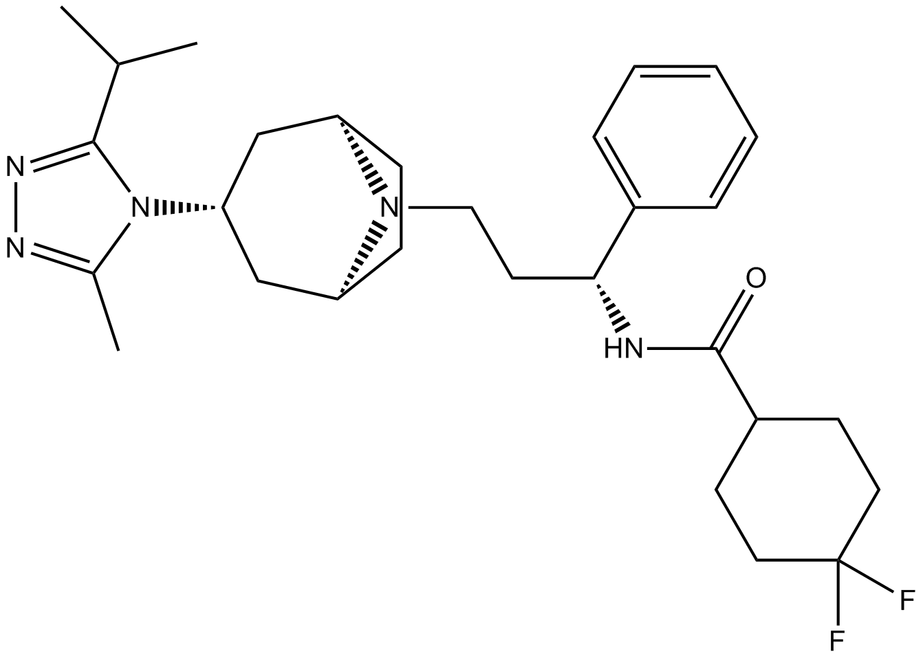 Maraviroc Chemische Struktur