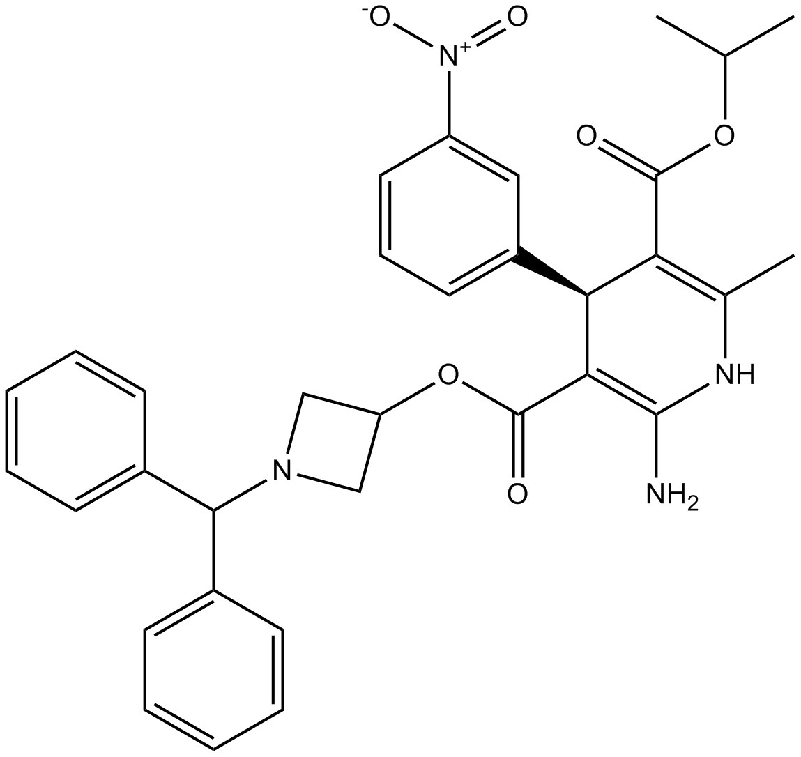 Azelnidipine  Chemical Structure