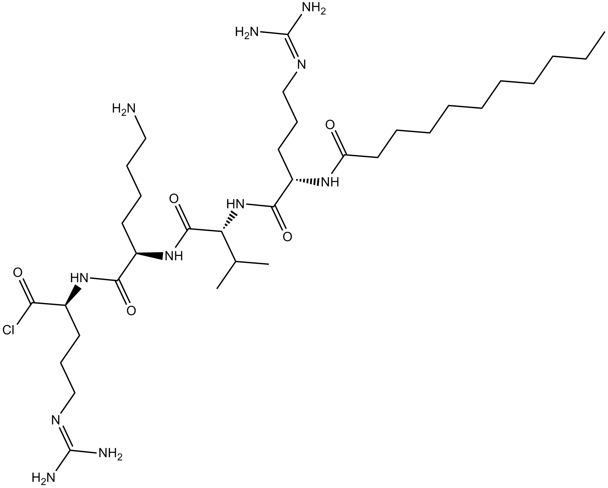 Decanoyl-RVKR-CMK  Chemical Structure
