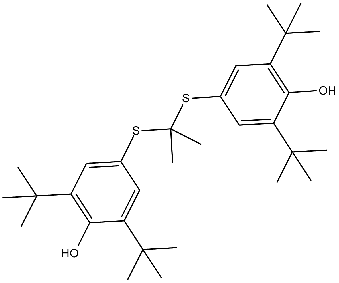 Probucol Chemical Structure
