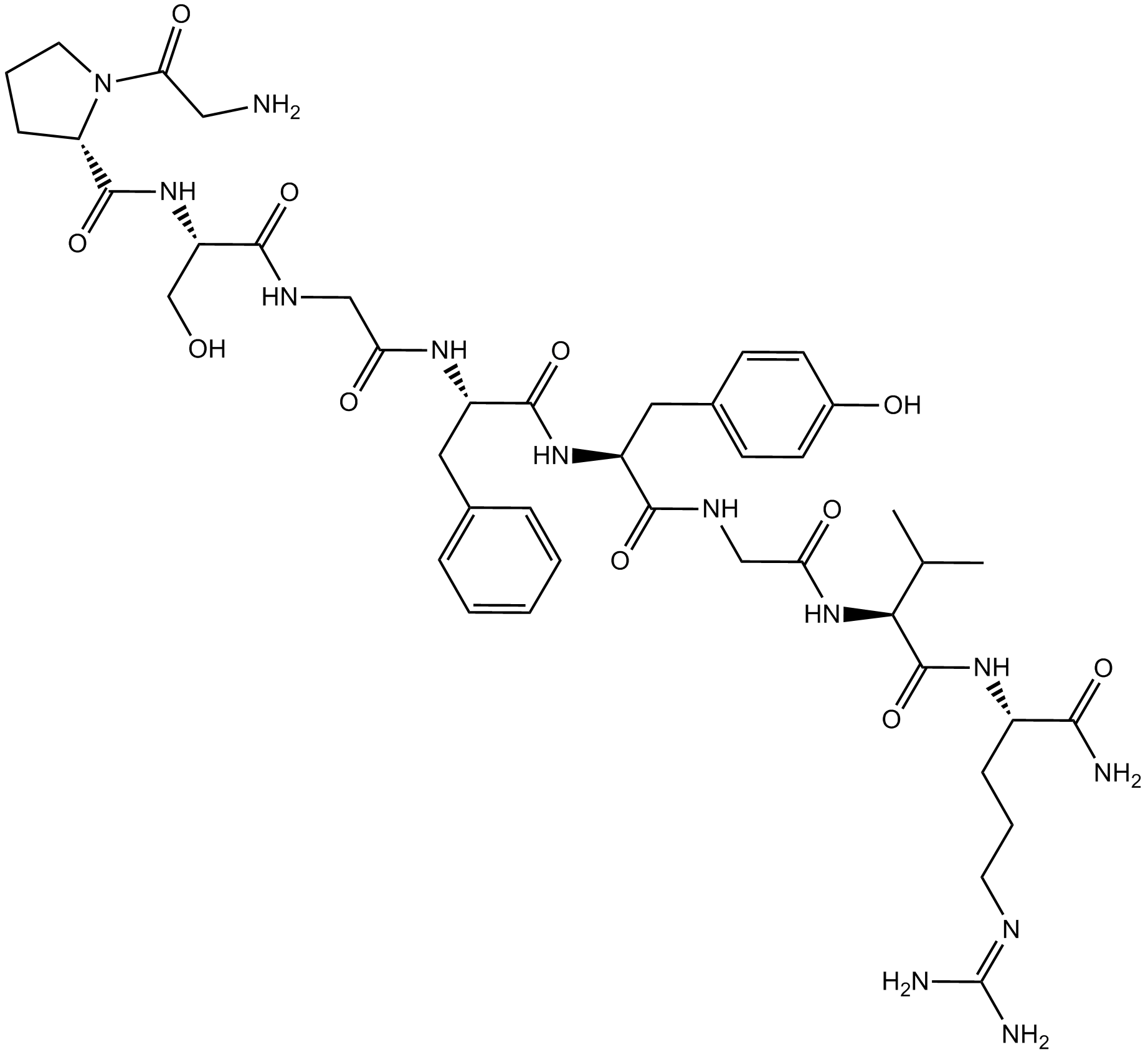 Locustatachykinin I  Chemical Structure