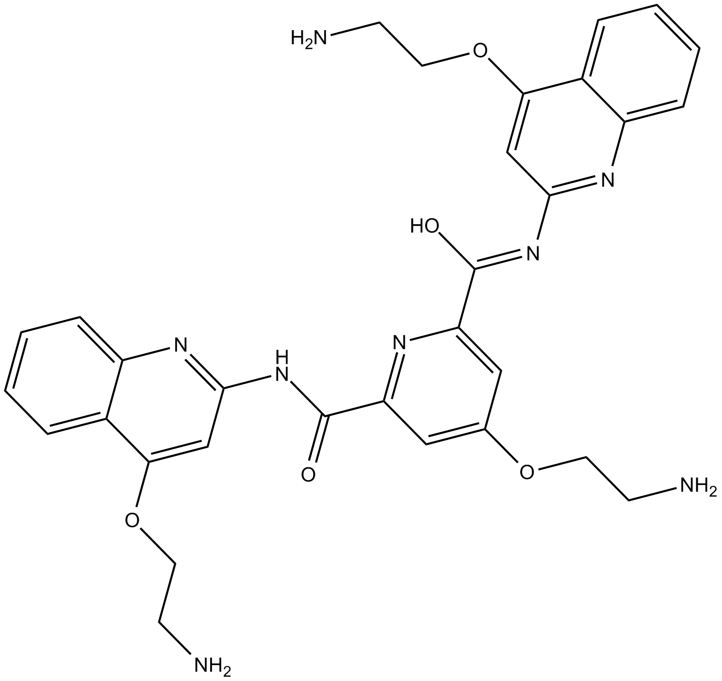 Pyridostatin  Chemical Structure