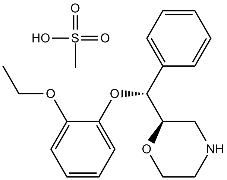 Reboxetine mesylate Chemische Struktur