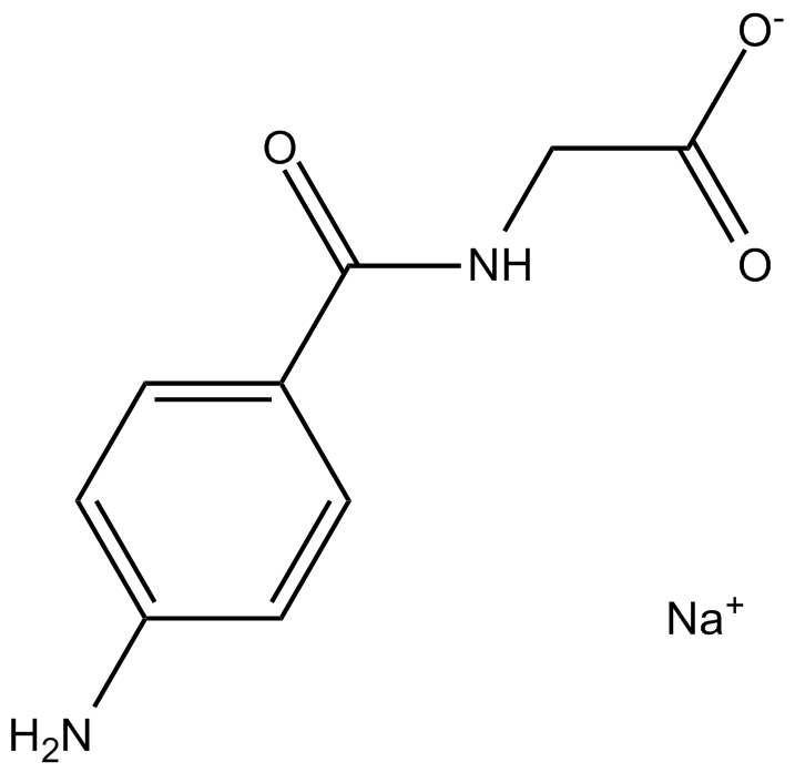 Sodium 4-amiropparaty Hyalrate 化学構造