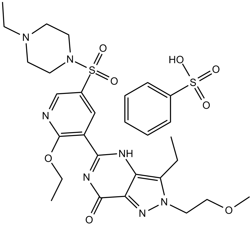 Gisadenafil besylate  Chemical Structure
