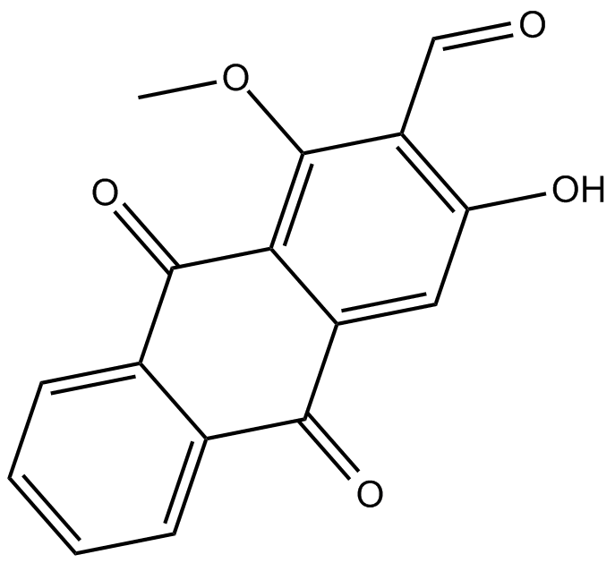 Damnacanthal Chemical Structure