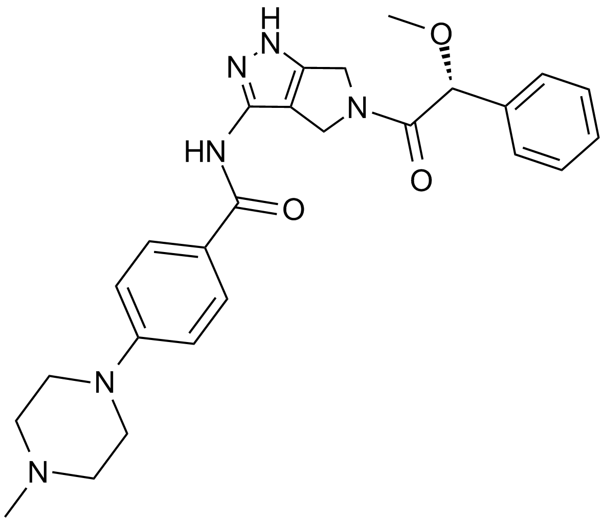 Danusertib (PHA-739358)  Chemical Structure