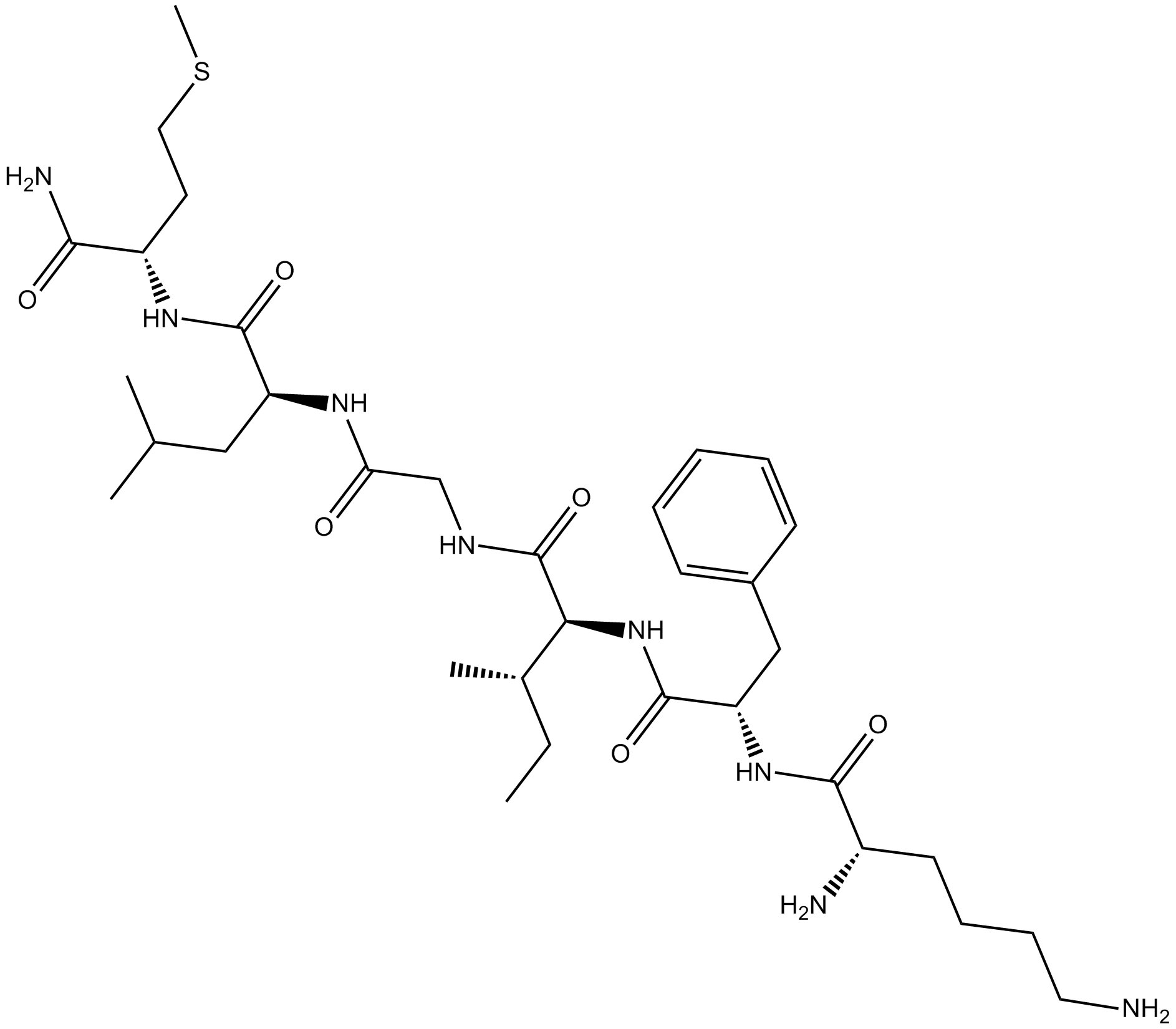 Eledoisin-Related Peptide Chemical Structure