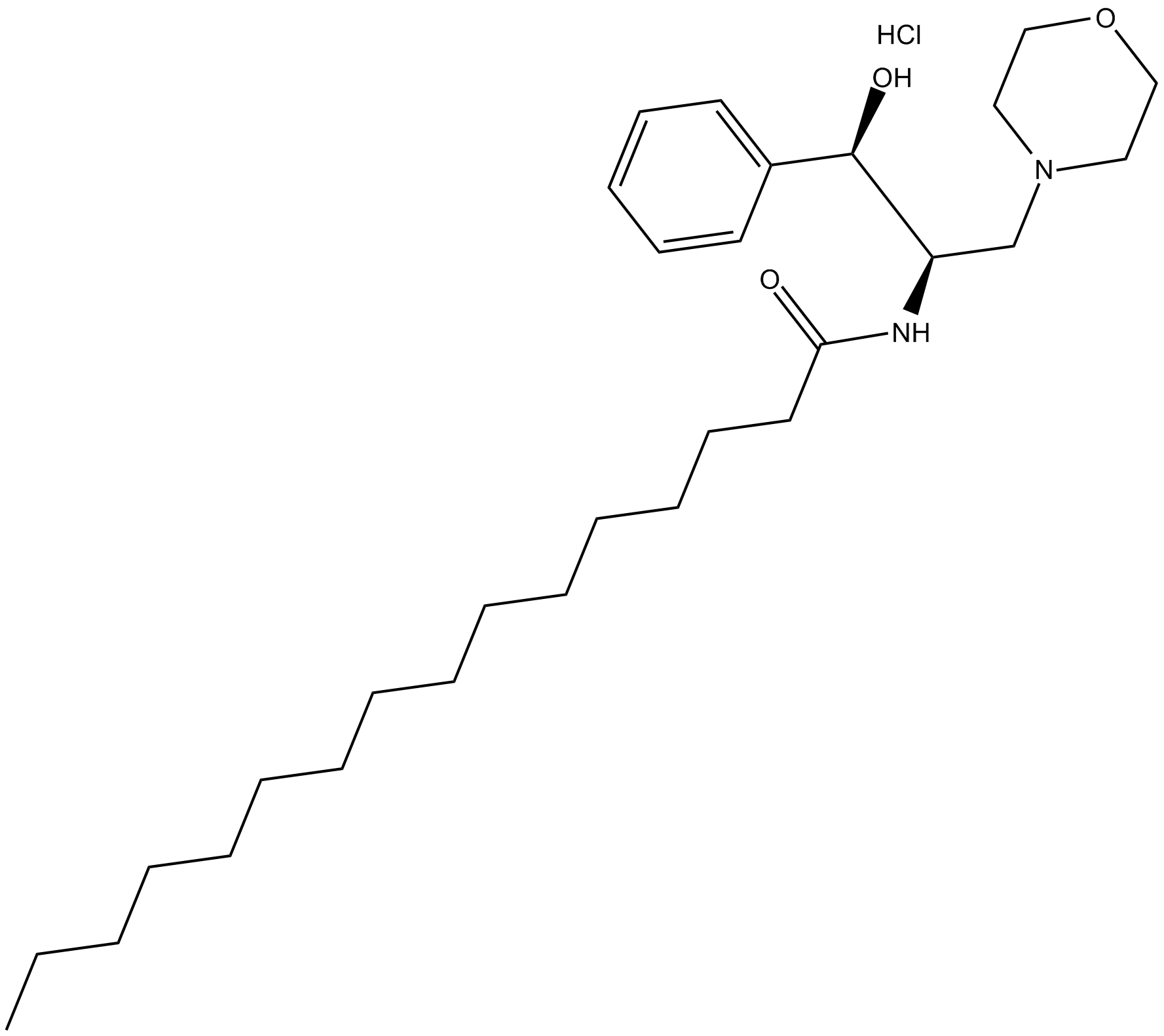 DL-threo-PPMP (hydrochloride) 化学構造