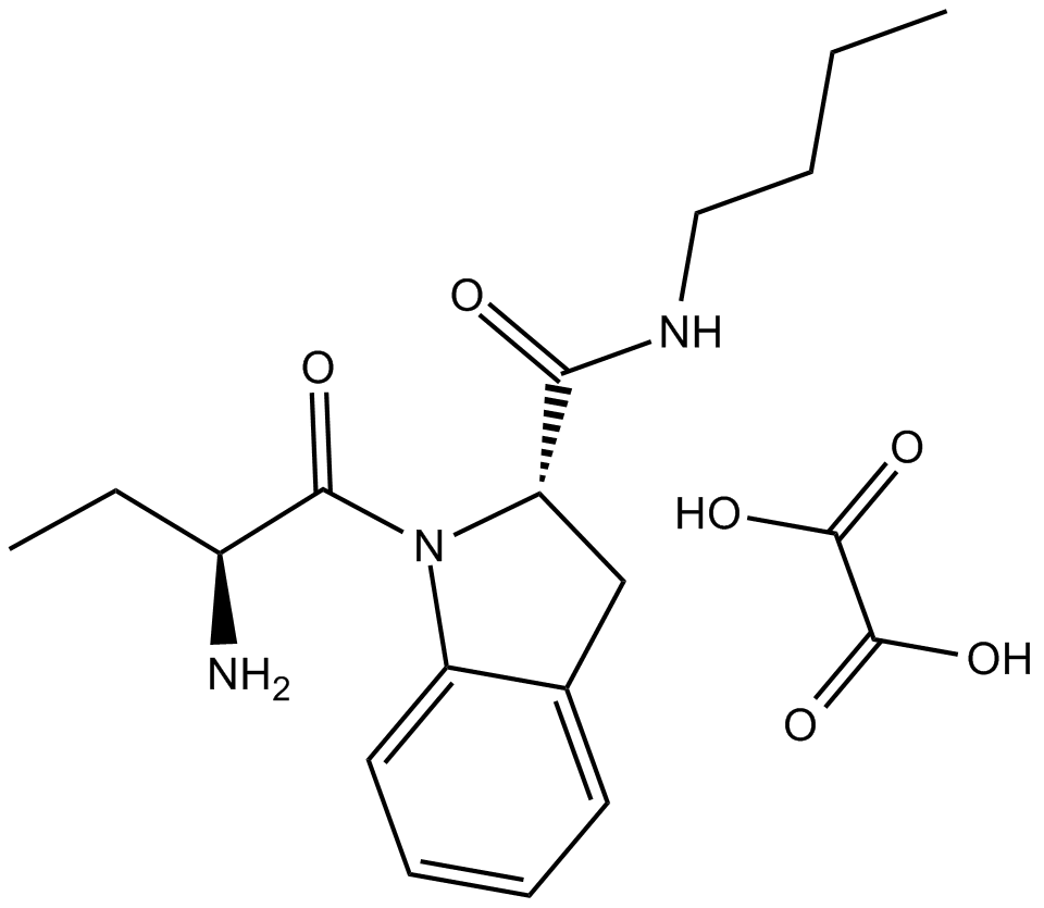 Butabindide oxalate Chemische Struktur