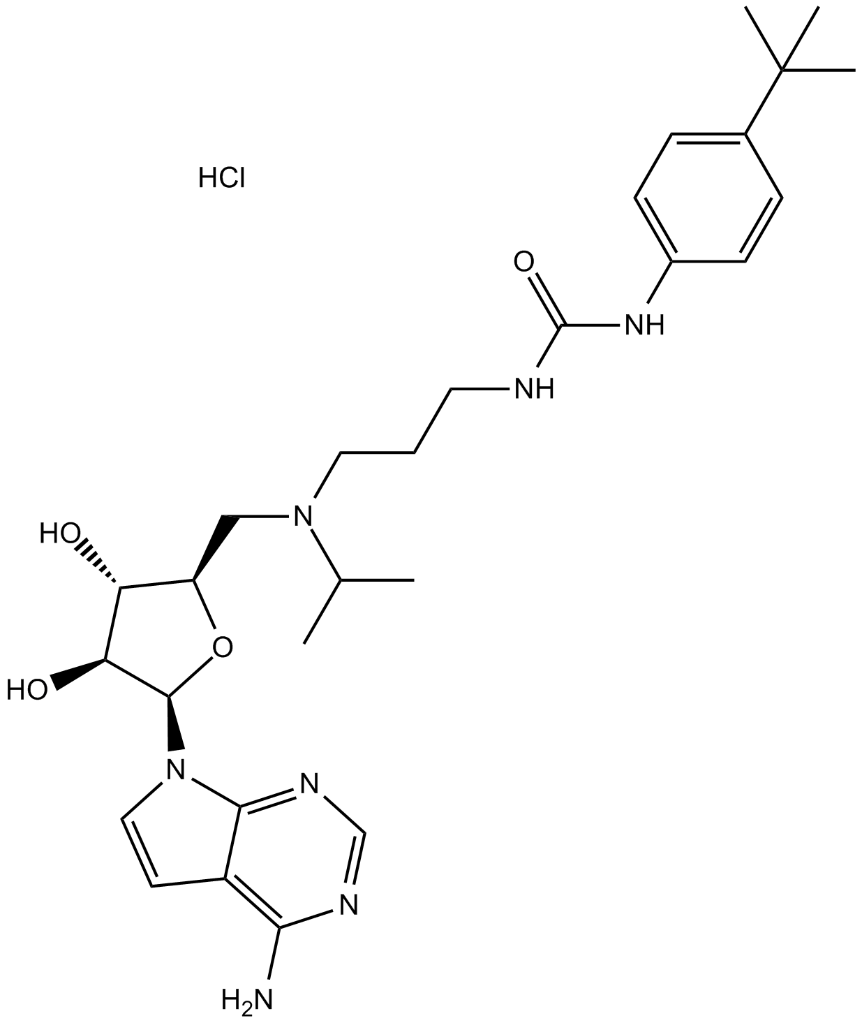 EPZ004777 HCl التركيب الكيميائي