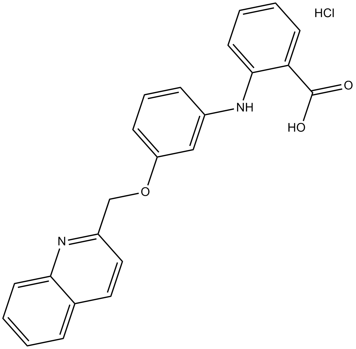SR 2640 hydrochloride التركيب الكيميائي