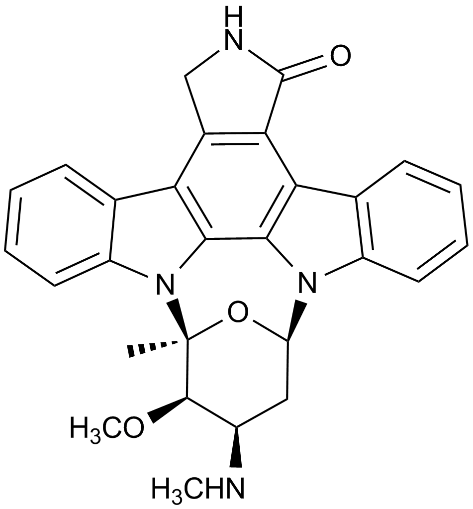 Staurosporine(CGP 41251)  Chemical Structure