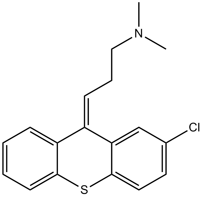 Chlorprothixene Chemische Struktur