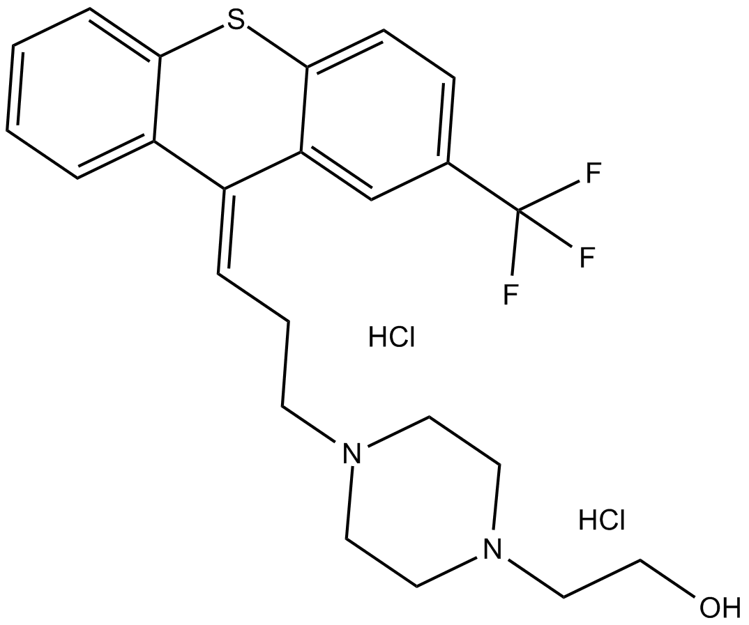 Flupenthixol dihydrochloride التركيب الكيميائي