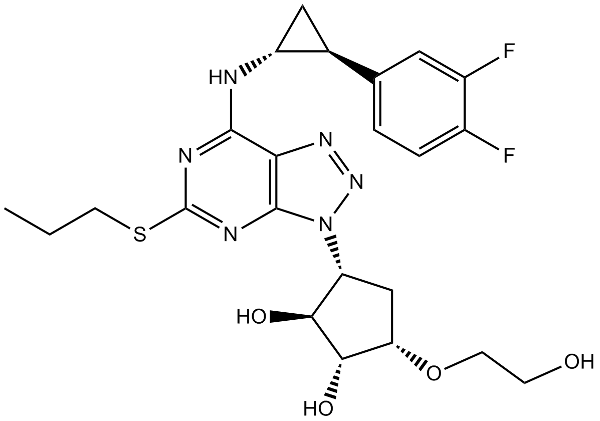 Ticagrelor  Chemical Structure