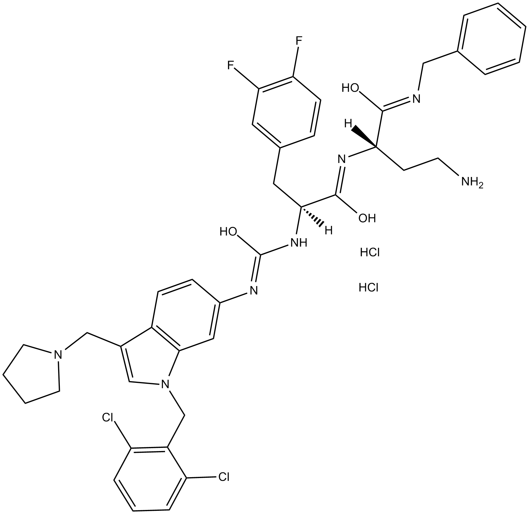 RWJ 56110 التركيب الكيميائي