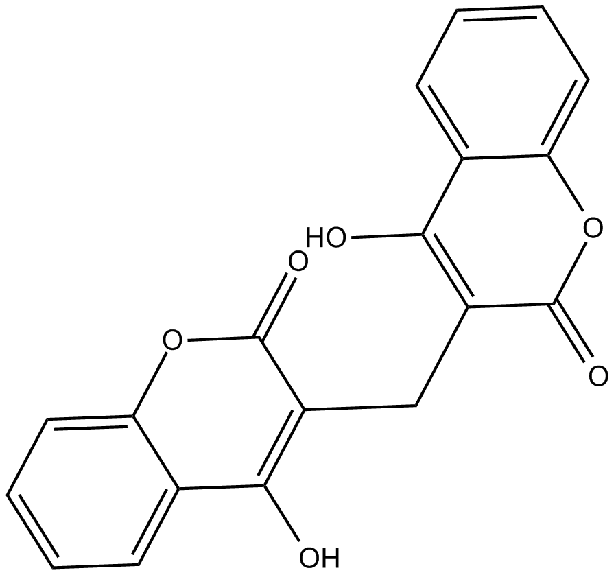 Dicoumarol Chemische Struktur