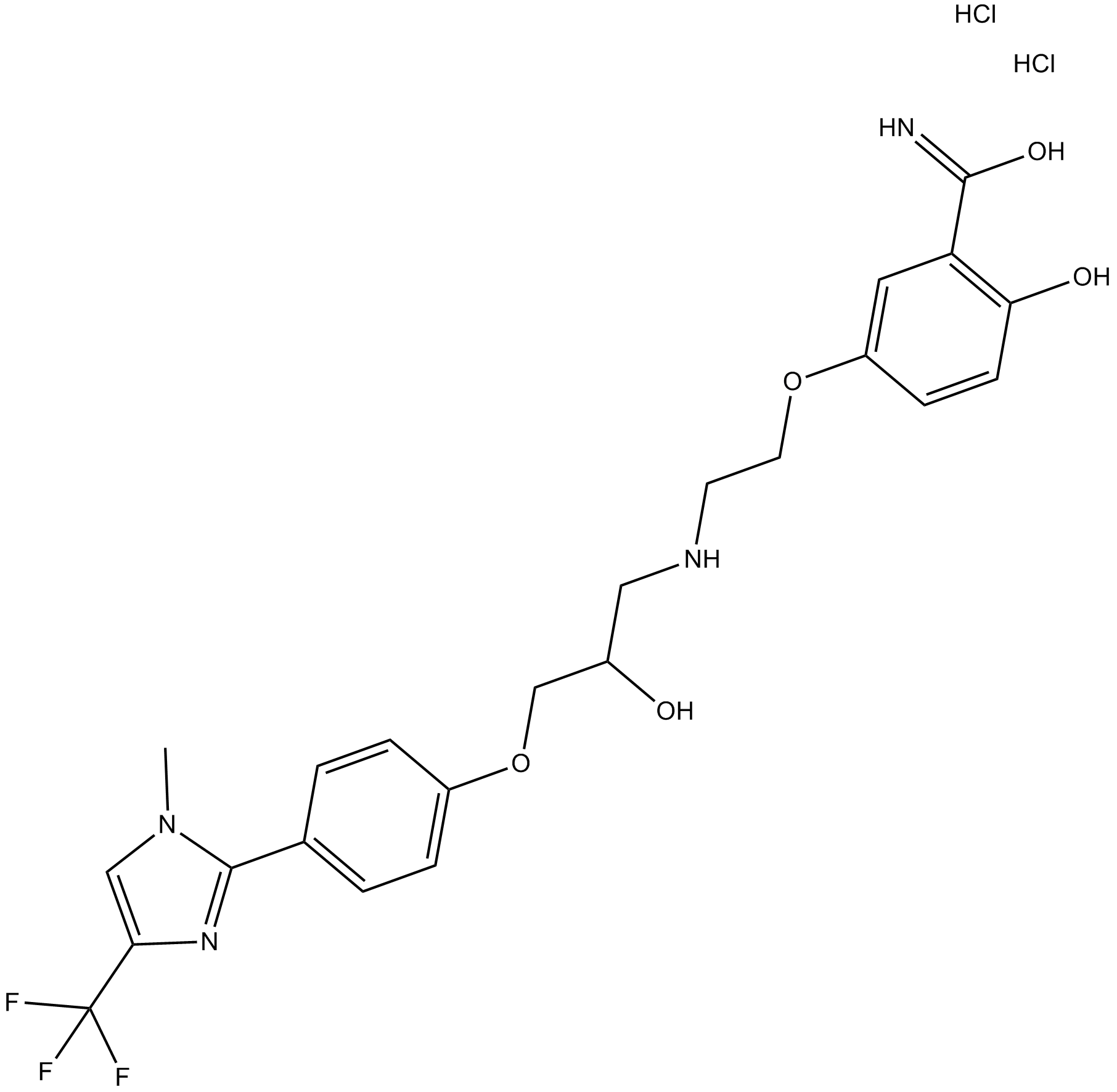 CGP 20712 dihydrochloride Chemische Struktur