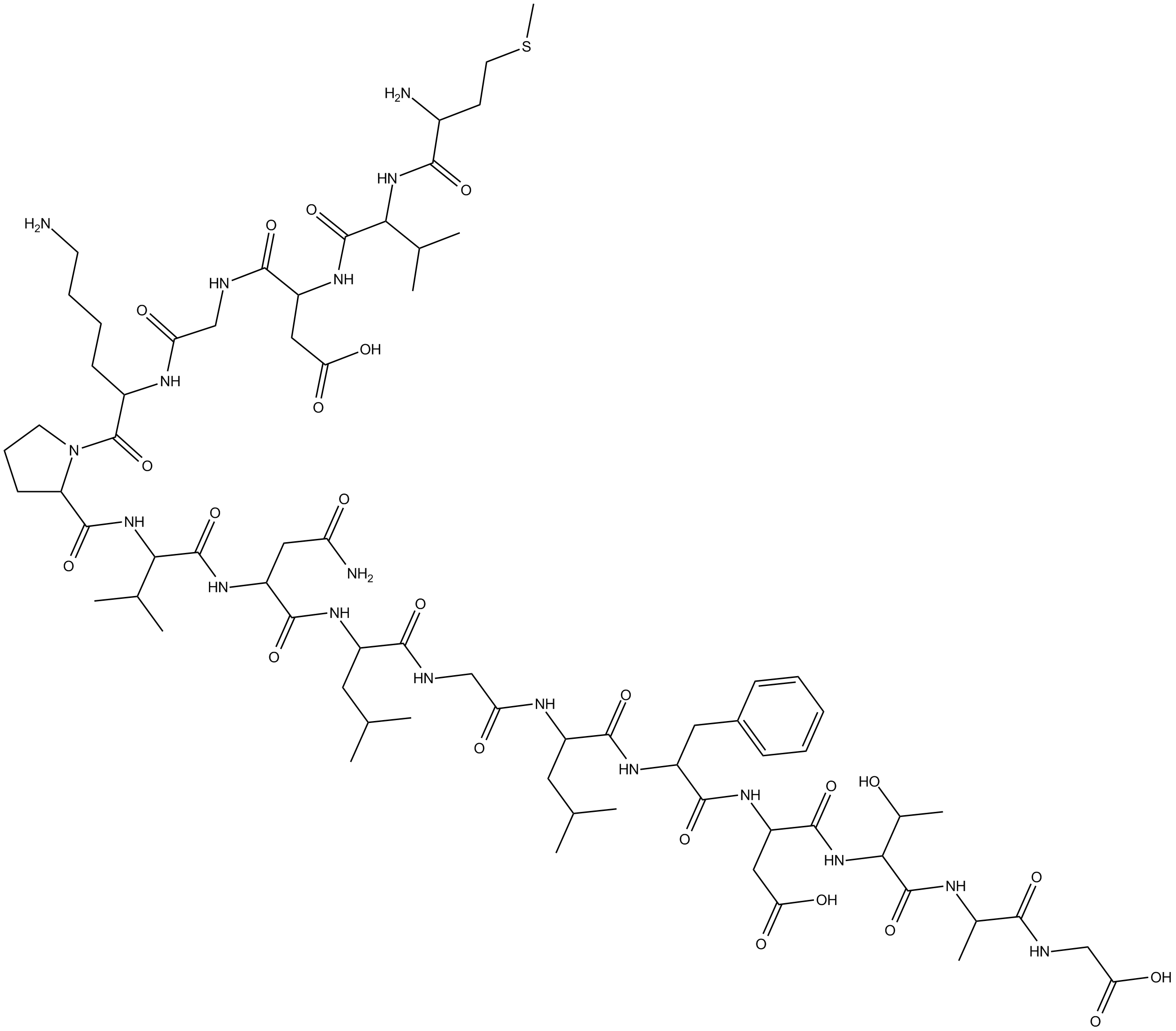 Rac1 Inhibitor F56, control peptide Chemische Struktur