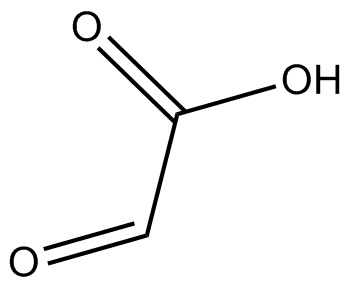 Glyoxylic acid Chemische Struktur