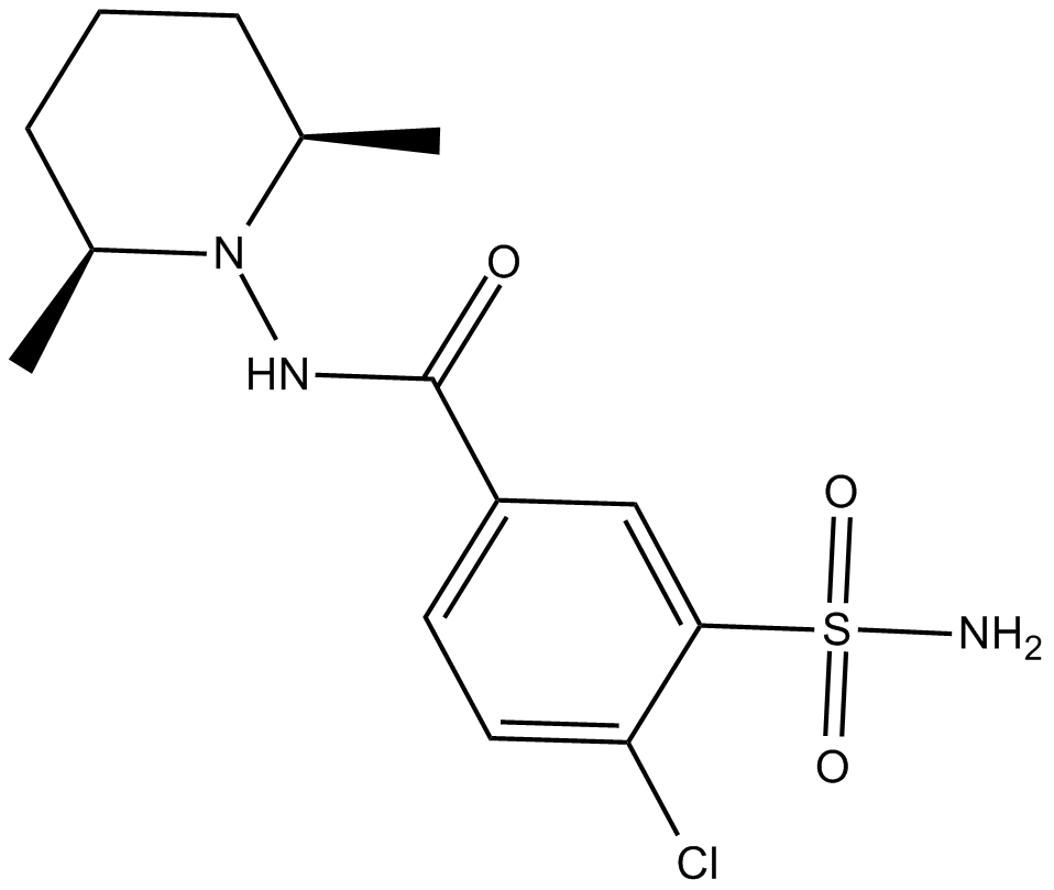 Clopamide Chemische Struktur