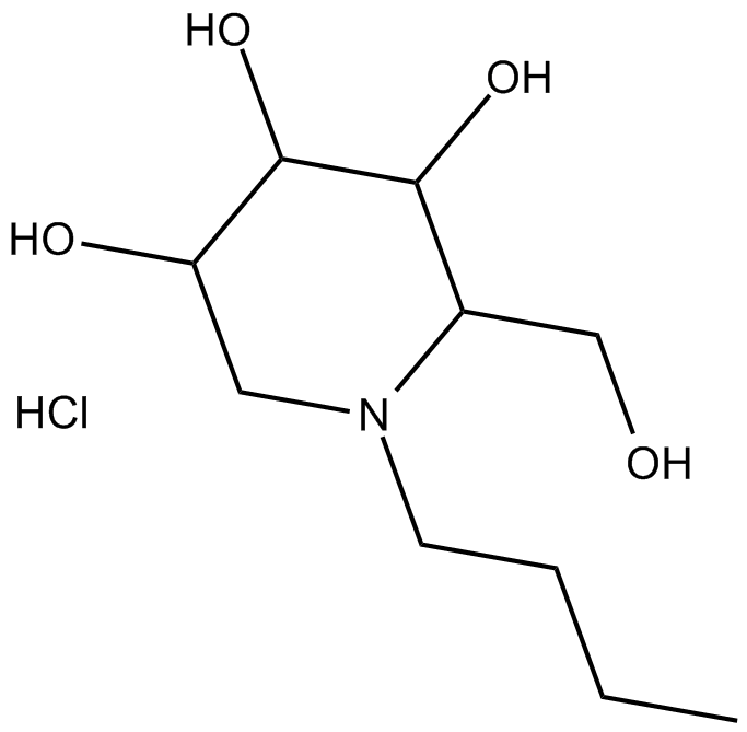 Miglustat hydrochloride  Chemical Structure