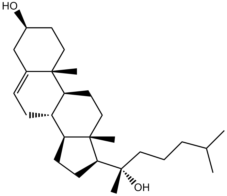 20(S)-Hydroxycholesterol Chemische Struktur