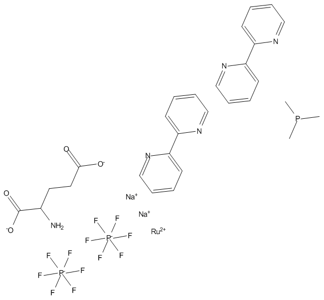 RuBi-Glutamate 化学構造