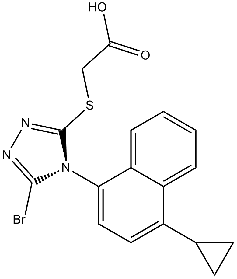 Lesinurad  Chemical Structure