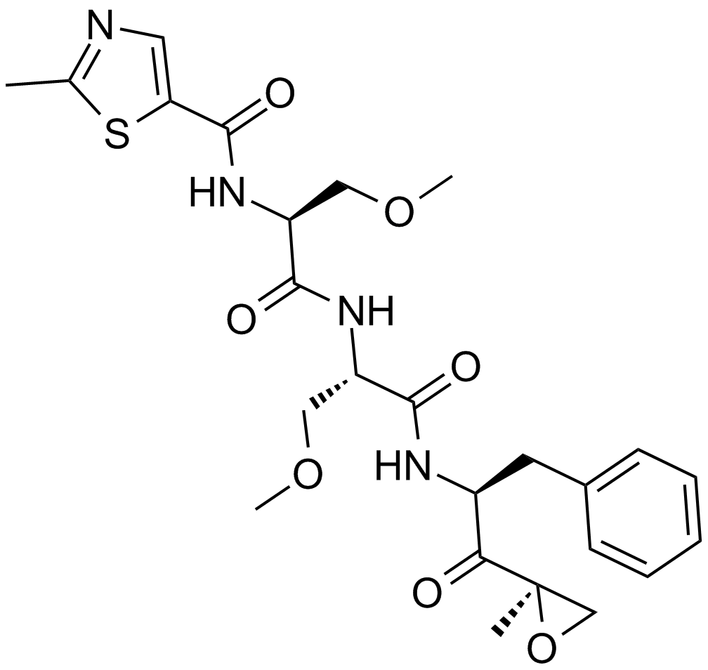 Oprozomib (ONX-0912) 化学構造