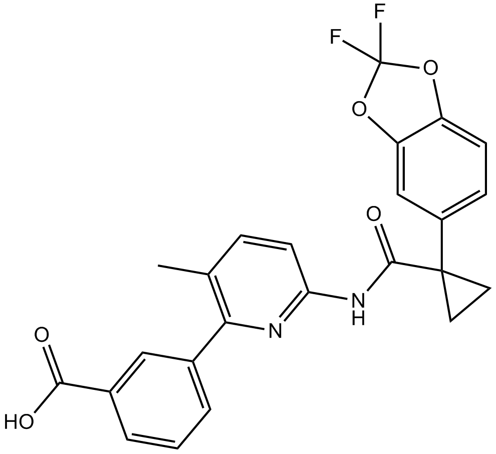 VX-809 Chemische Struktur