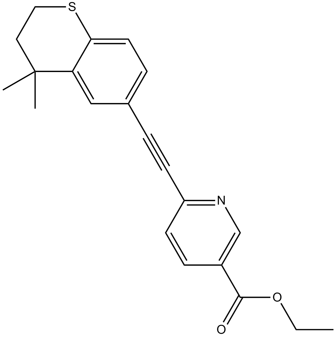 Tazarotene  Chemical Structure