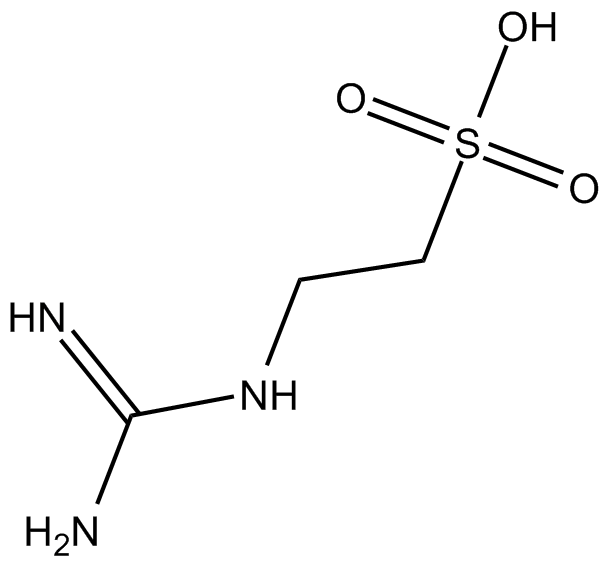 Guanidinoethyl sulfonate 化学構造