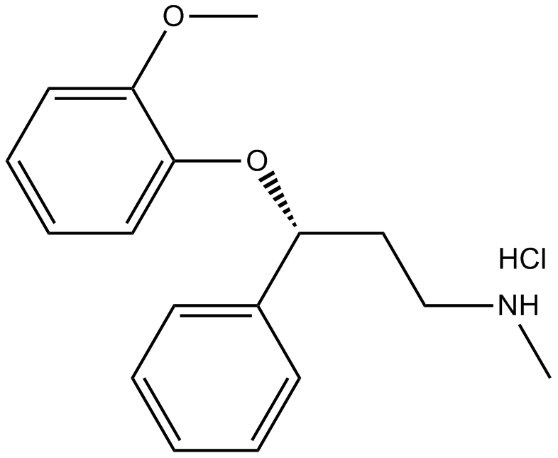 Nisoxetine hydrochloride التركيب الكيميائي