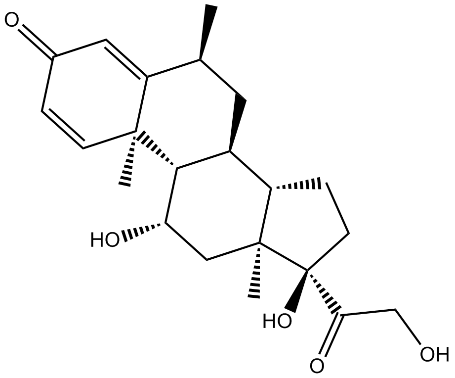 Methylprednisolone التركيب الكيميائي