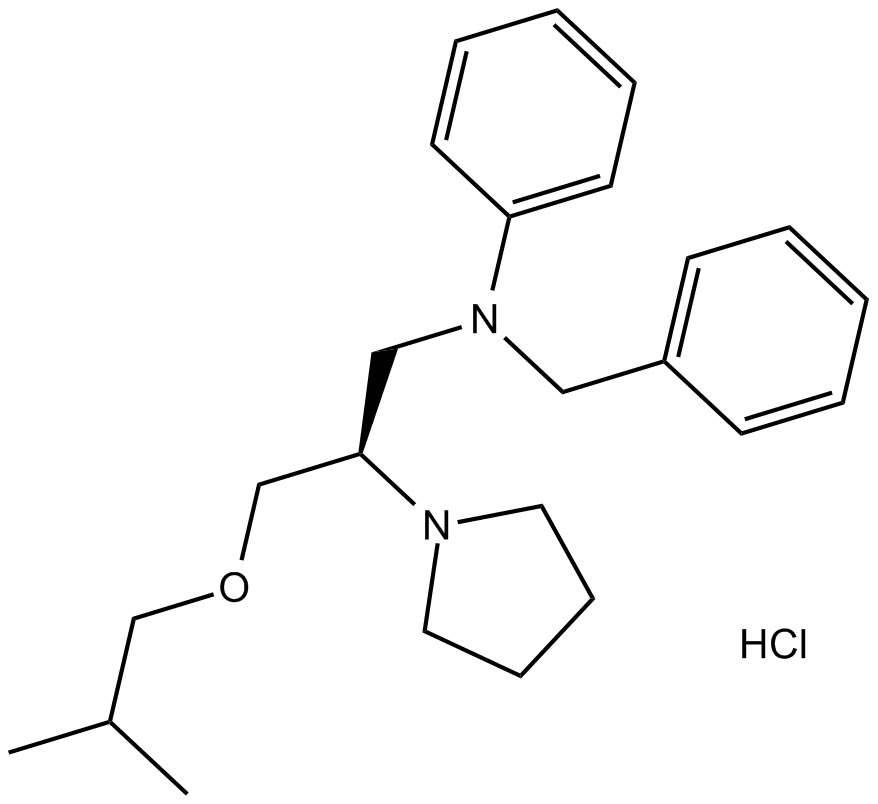 Bepridil hydrochloride  Chemical Structure