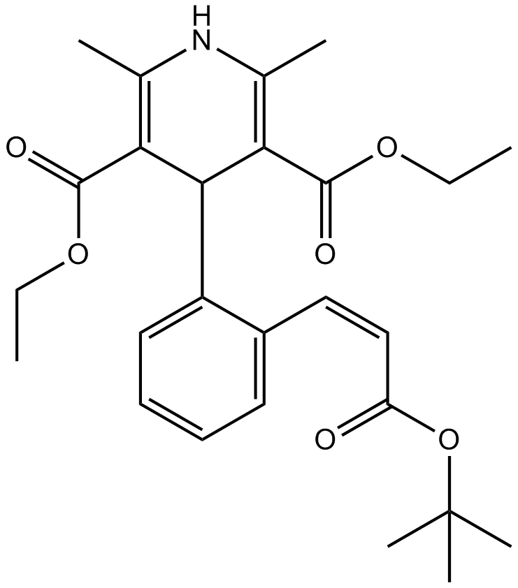 Lacidipine  Chemical Structure