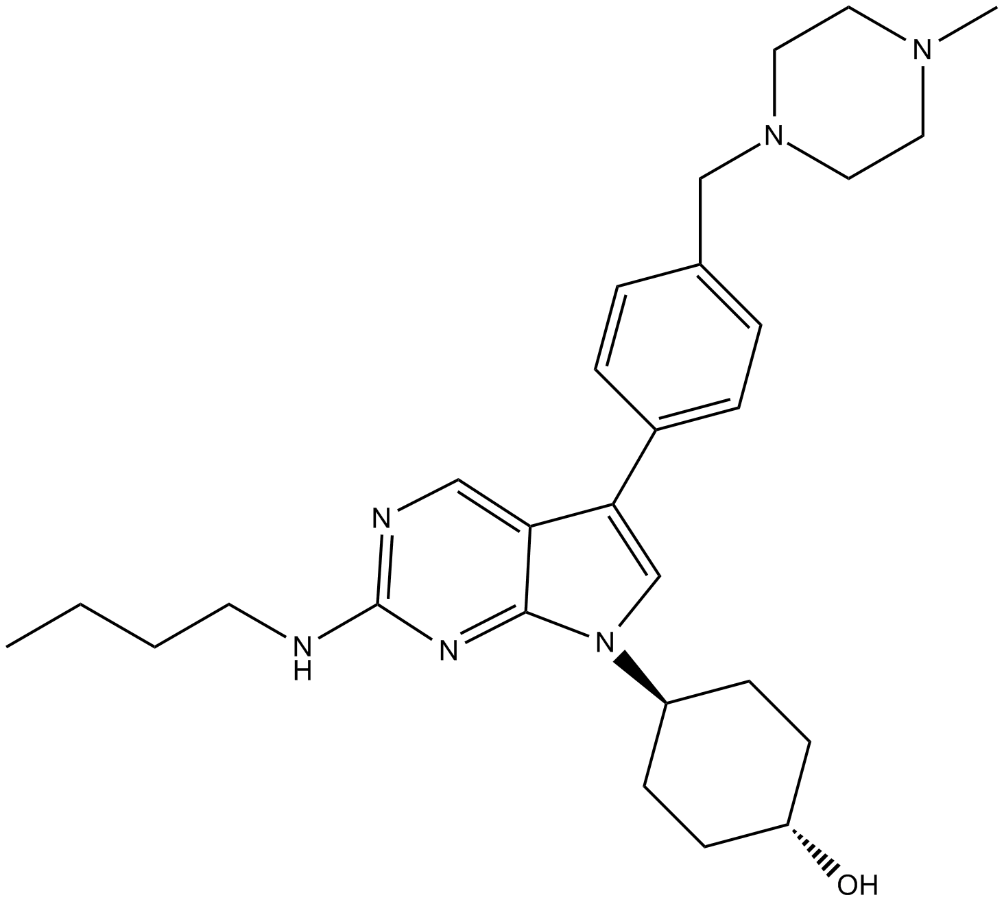 UNC2025  Chemical Structure