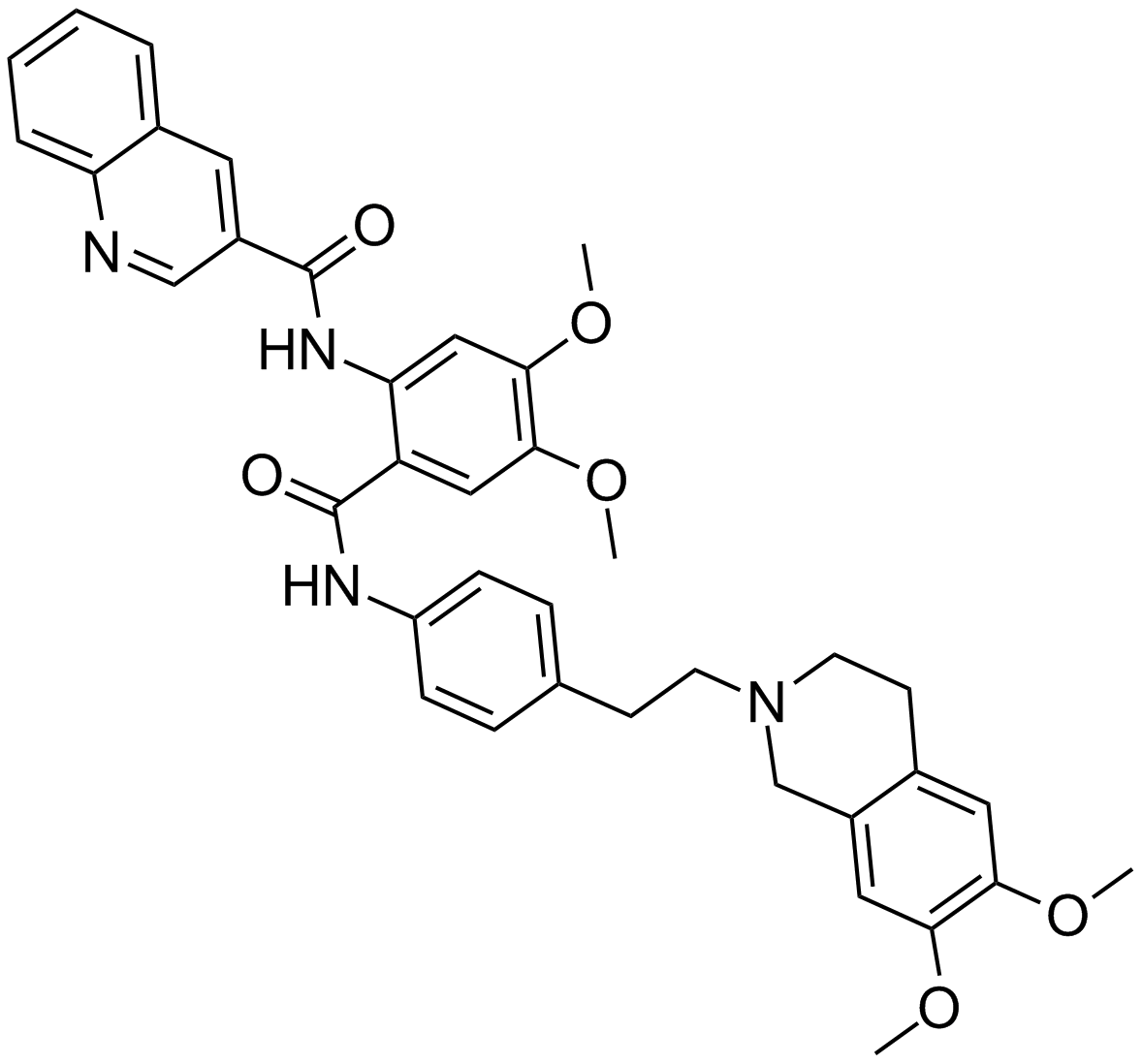 Tariquidar  Chemical Structure