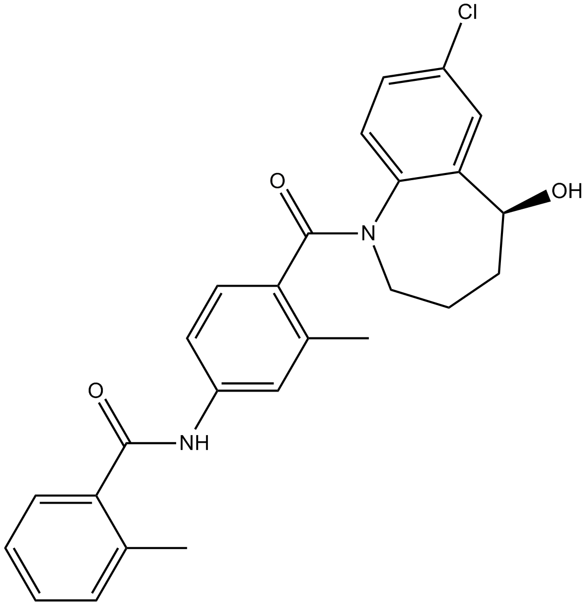 Tolvaptan  Chemical Structure