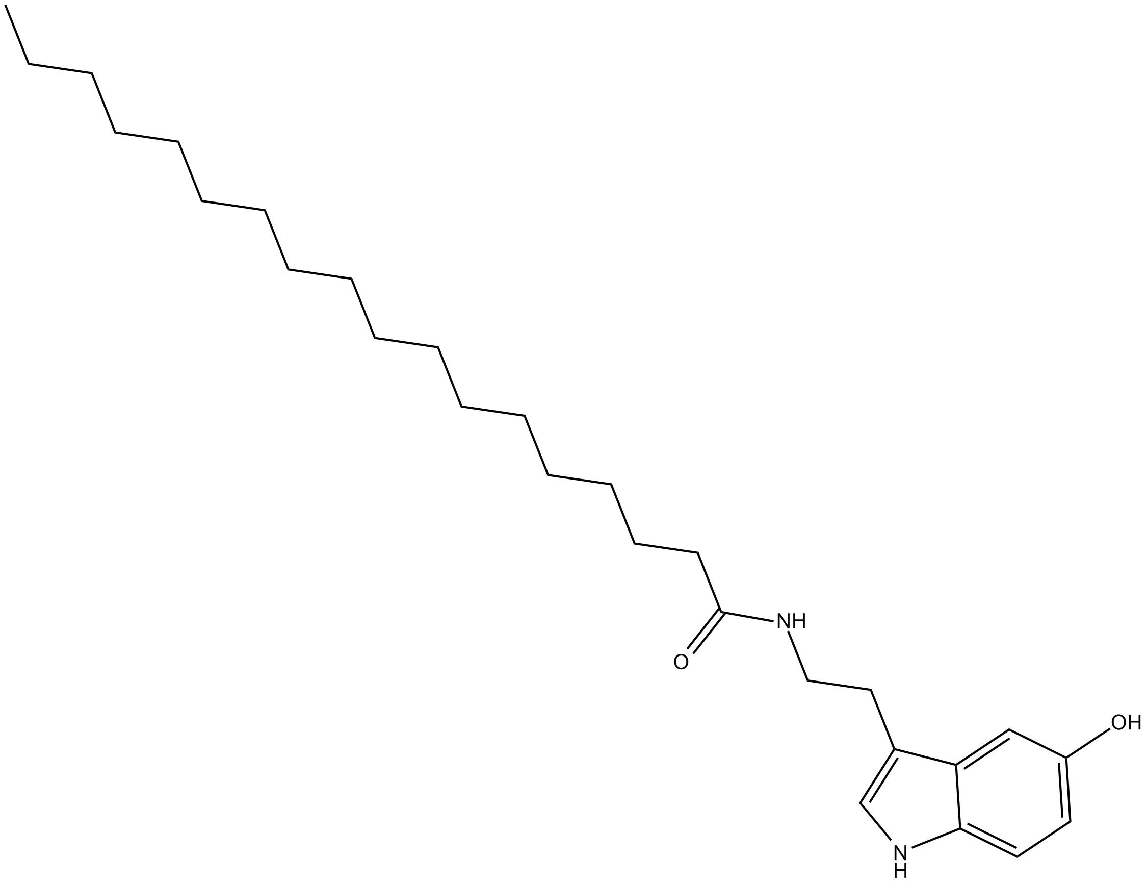 Stearoyl Serotonin التركيب الكيميائي