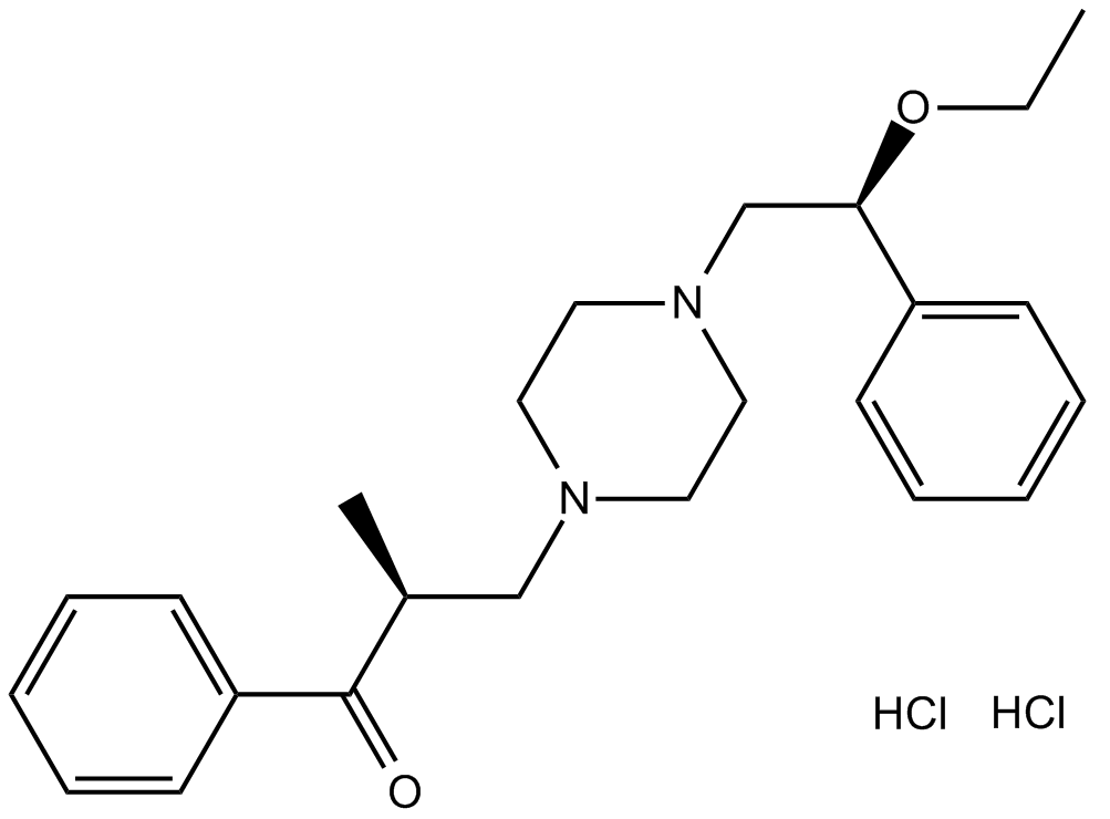 Eprazinone 2HCl 化学構造