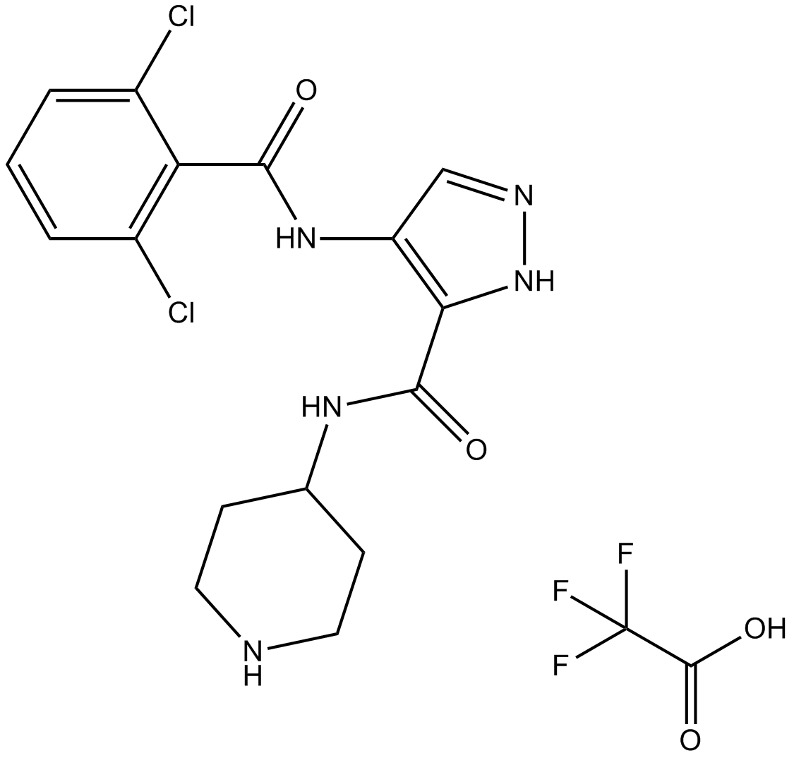 AT7519 trifluoroacetate  Chemical Structure