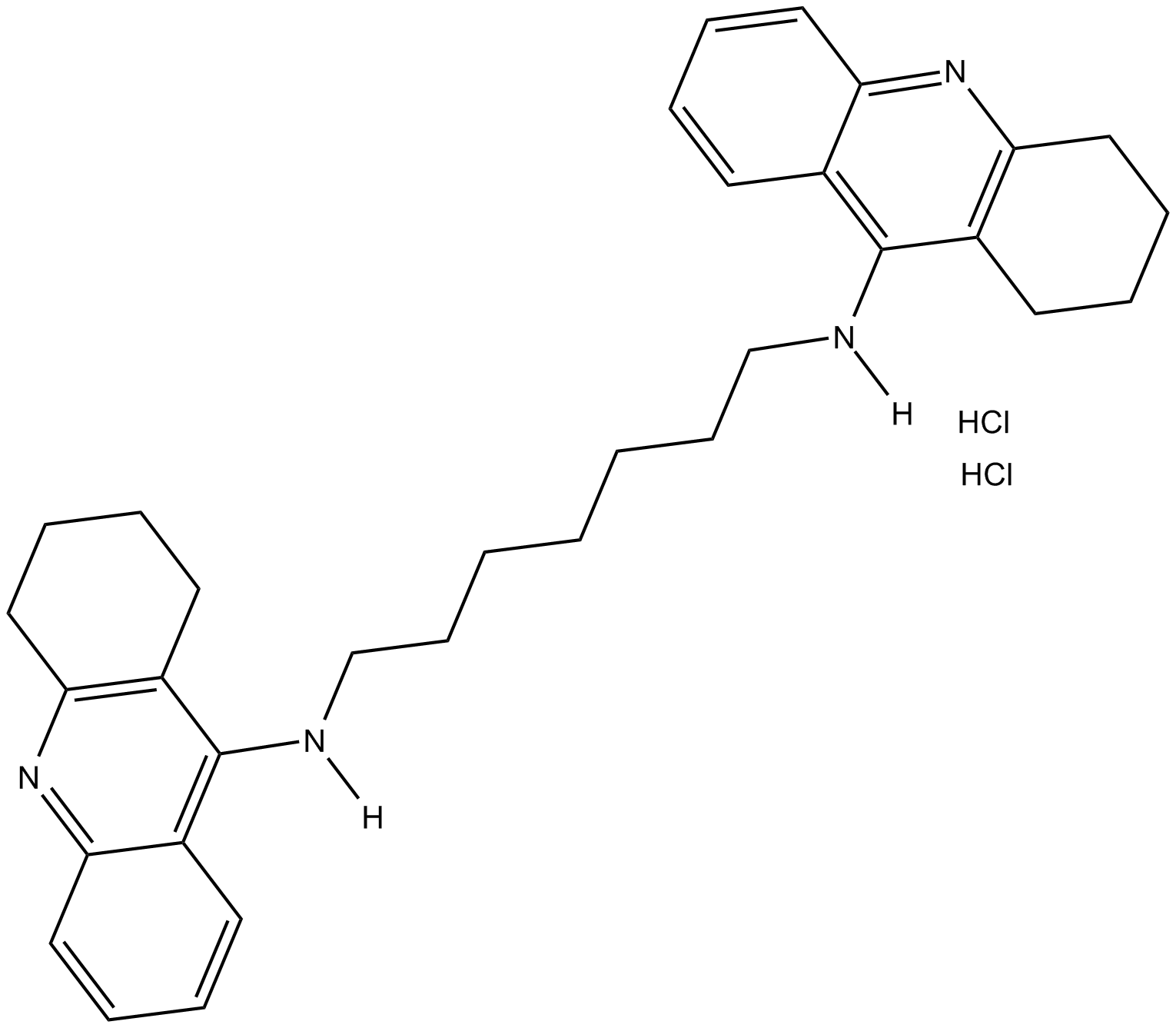 bis(7)-Tacrine 化学構造