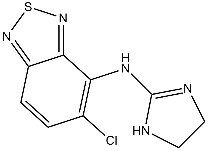 Tizanidine التركيب الكيميائي