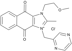 YM-155 hydrochloride 化学構造