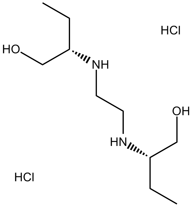 Ethambutol HCl 化学構造
