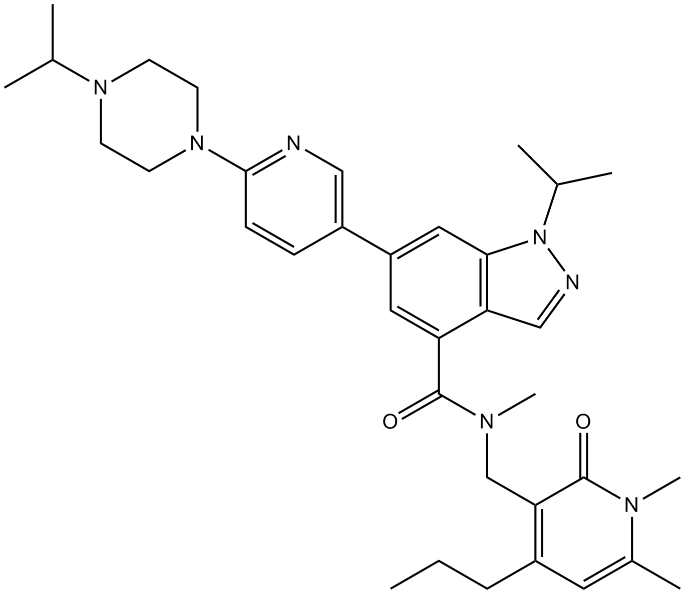 UNC 2400 化学構造